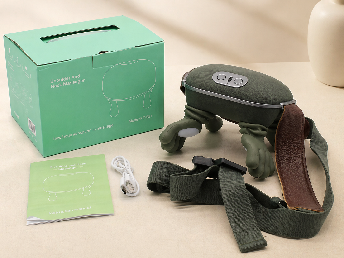 Деталі та матеріали масажера Nuvora N7