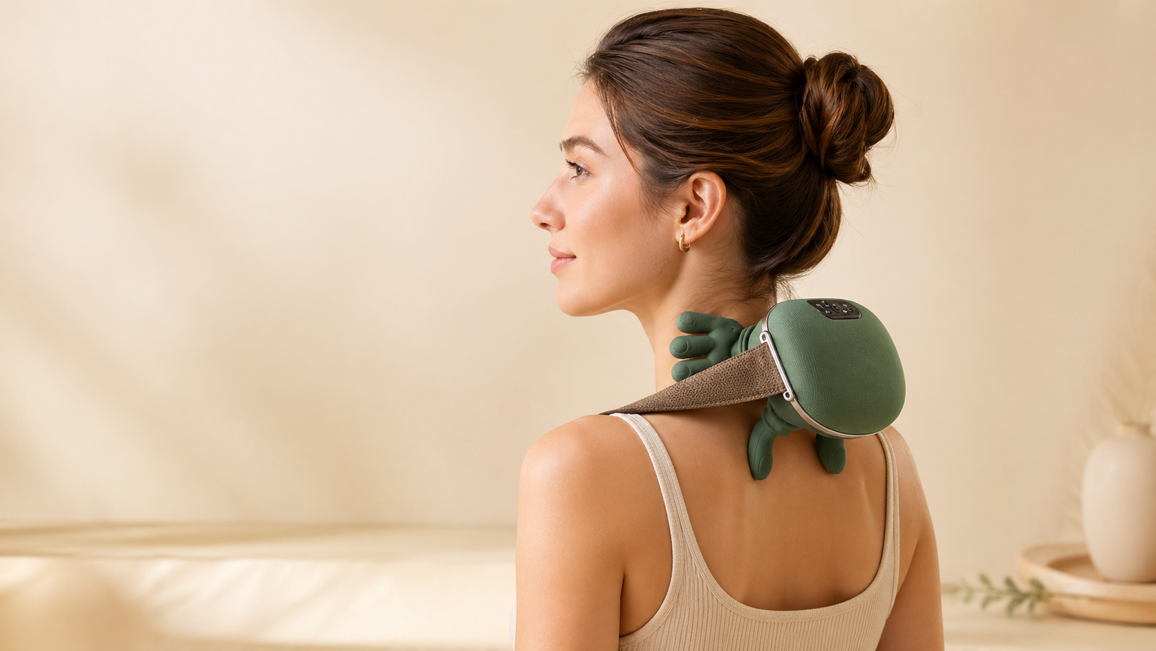 Використання масажера Nuvora N7 на шиї